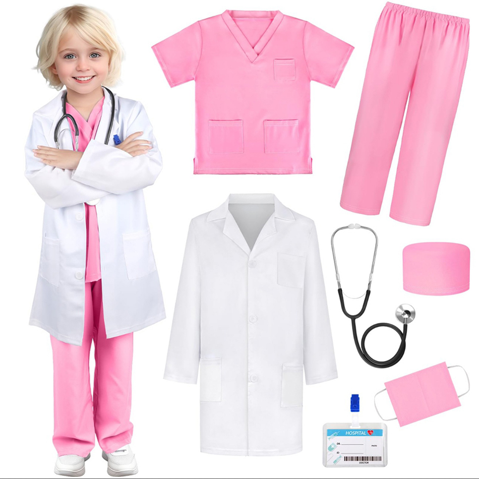 남녀 공용 편안한 화이트 의료 유니폼, 어린이 실험실  - Medical Lab Coat 리뷰 및 가격