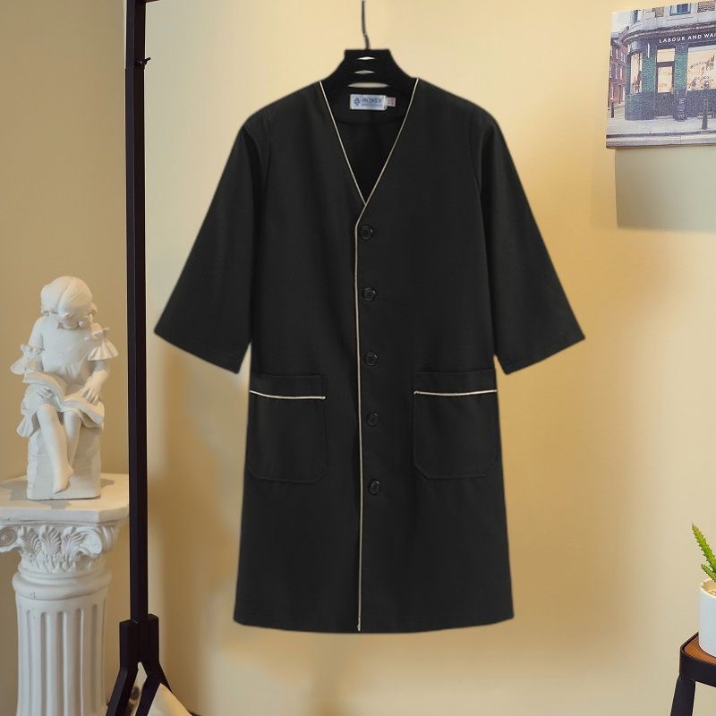 고품질 피부 관리 작업복 흰색 여성용 반팔 한국식 코트 - Medical Lab Coat 리뷰 및 가격