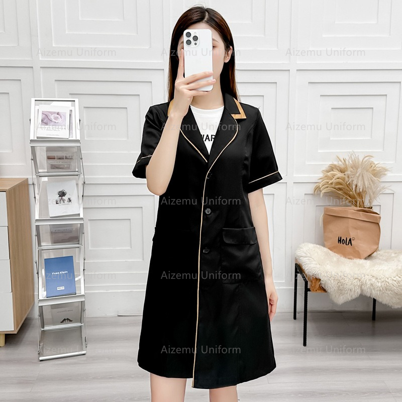 미용사 가운 여성 살롱 실험실 코트 간호사 유니폼 의료 - Medical Lab Coat 리뷰 및 가격