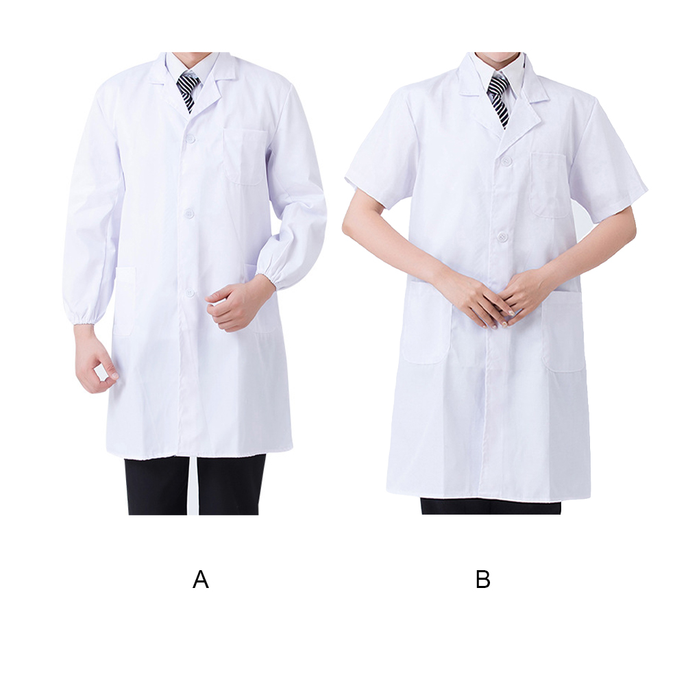 실험실 코트 포켓 긴 소매 학교 서빙 노치 작업복 - Medical Lab Coat 리뷰 및 가격