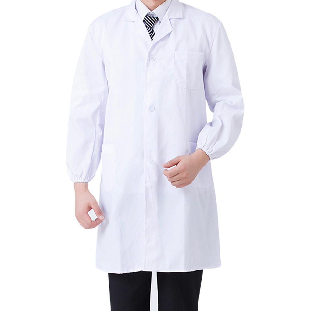 실험실 코트 포켓 긴 소매 학교 서빙 노치 작업복 - Medical Lab Coat 리뷰 및 가격