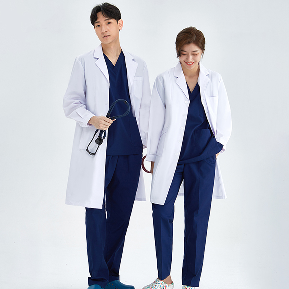남녀공용 화이트 코트, 병원 의사 슬림 간호사 유니폼, - Medical Lab Coat 리뷰 및 가격